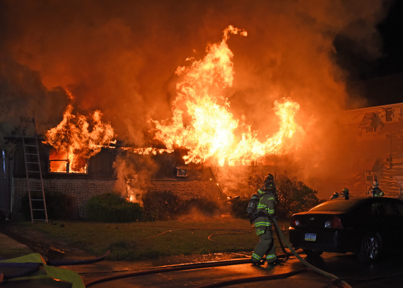Fire guts home